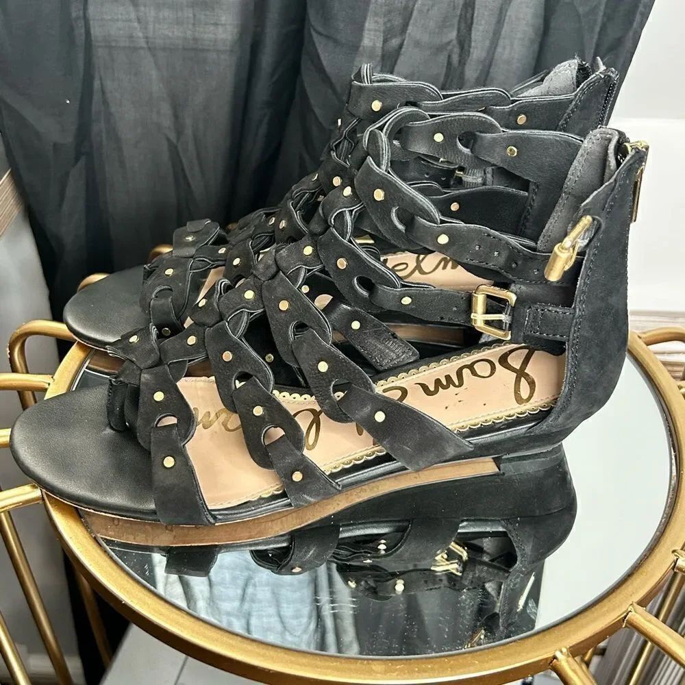 Sam Edelman Draper Cage Sandals - Picture 6 of 7